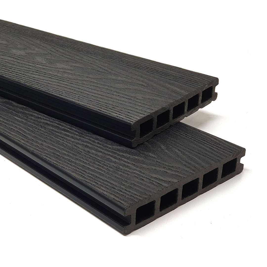 Black Ebony Composite Decking 36m Artificial Grass And Composite Decking 